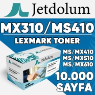 JETDOLUM JET-MS/MX510X LEXMARK MX-310/410/510/610 MS-410/510/610 10000 Sayfa ...