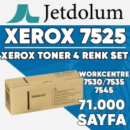 JETDOLUM JET-WC7525-TAKIM XEROX WORKCENTRE 7525/7530/7535/7545 KCMY 71000 Say...