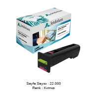 JETDOLUM JET-72K5XM0 LEXMARK CS820-72K5XM0 22000 Sayfa KIRMIZI (MAGENTA) MUAD...