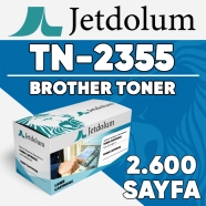 JETDOLUM JET-TN2355 BROTHER TN-2355 2600 Sayfa SİYAH MUADIL Lazer Yazıcılar /...