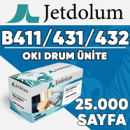 JETDOLUM OKI 44574307/44574302 JET-B432-B411-B431-DRUM MUADIL Drum (Tambur)