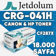 JETDOLUM JET-CRG041H CANON CF287X /CRG-041H 18000 Sayfa SİYAH MUADIL Lazer Ya...