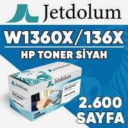 JETDOLUM JET-136X HP W1360X/136X 2600 Sayfa SİYAH MUADIL Lazer Yazıcılar / Fa...