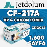 JETDOLUM JET-CRG047 HP CF217A/CRG-047 1600 Sayfa SİYAH MUADIL Lazer Yazıcılar...