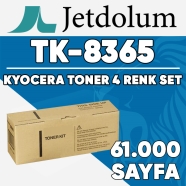 JETDOLUM JET-TK8365-TAKIM KYOCERA TK-8365 KCMY 61000 Sayfa 4 RENK ( MAVİ,SİYA...