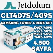 JETDOLUM JET-407S/409S-TAKIM SAMSUNG K407S/C407S/M407S/Y407S/K409S/C409S/M409...