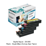 JETDOLUM JET-P6180-TAKIM XEROX PHASER 6180 KCMY 26000 Sayfa 4 RENK ( MAVİ,SİY...