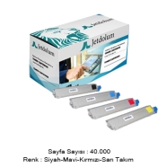 JETDOLUM JET-C831-TAKIM OKI C831/C841 KCMY 40000 Sayfa 4 RENK ( MAVİ,SİYAH,SA...