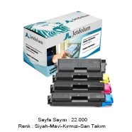 JETDOLUM JET-PK5011-TAKIM UTAX TRIUMPH ADLER PK-5011/TK-5140 CMYK 22000 Sayfa...