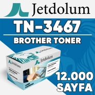 JETDOLUM JET-TN3467 BROTHER TN-3467 12000 Sayfa SİYAH MUADIL Lazer Yazıcılar ...