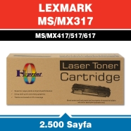 HPRINT HPRLMS317 LEXMARK MS317 2500 Sayfa SİYAH MUADIL Lazer Yazıcılar / Faks...