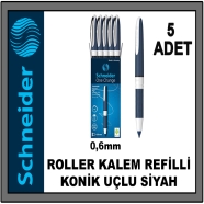 SCHNEIDER 183701 ONE CHANGE KONİK UÇLU REFİLLİ ROLLER KALEM 0,6 mm 0,6 mm Rol...