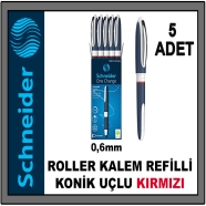 SCHNEIDER 183702 ONE CHANGE KONİK UÇLU REFİLLİ ROLLER KALEM 0,6 mm 0,6 mm Rol...