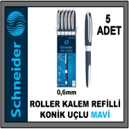 SCHNEIDER 183703 ONE CHANGE KONİK UÇLU REFİLLİ ROLLER KALEM 0,6 mm 0,6 mm Rol...