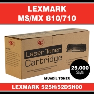 LONG LIFE LLMS810 LEXMARK MS810 25000 Sayfa SİYAH MUADIL Lazer Yazıcılar / Fa...