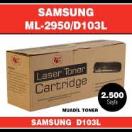 LONG LIFE LSMLT-D103L SAMSUNG MLTD-103L 2500 Sayfa SİYAH MUADIL Lazer Yazıcıl...