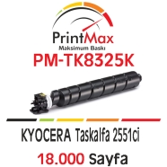 PRINTMAX PM-TK8325K PM-TK8325K 18000 Sayfa SİYAH MUADIL Lazer Yazıcılar / Fak...