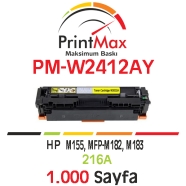PRINTMAX PM-W2412AY PM-W2412AY 1000 Sayfa SARI (YELLOW) MUADIL Lazer Yazıcıla...