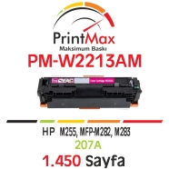 PRINTMAX PM-W2213AM PM-W2213AM 1450 Sayfa KIRMIZI (MAGENTA) MUADIL Lazer Yazı...