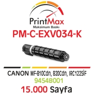 PRINTMAX PM-C-EXV034-K PM-C-EXV034-K 15000 Sayf...