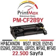PRINTMAX PM-CF289Y PM-CF289Y 22500 Sayfa SİYAH MUADIL Lazer Yazıcılar / Faks ...