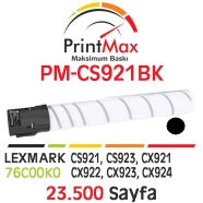 PRINTMAX PM-CS921BK PM-CS921BK 23500 Sayfa SİYAH MUADIL Lazer Yazıcılar / Fak...