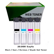 WEB TONER WT-T9451/T9452/T9453/T9454 WT-T9451/T9452/T9453/T9454 20000 4 RENK ...