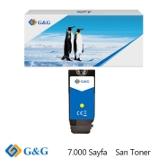 G&G GG-CL74C5XFY GG-CL74C5XFY 7000 Sayfa SARI (YELLOW) MUADIL Lazer Yazıcılar...