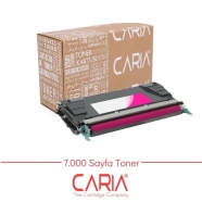 CARIA CTL746M C746M 7000 Sayfa KIRMIZI (MAGENTA) MUADIL Lazer Yazıcılar / Fak...