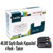 AMIDA P-KTK5280 BK/C/Y/M KYOCERA P-KTK5280 BK/C/Y/M 46000 Sayfa 4 RENK ( MAVİ...