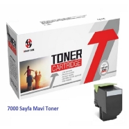 TONER TANK T-74C5SC0 T-74C5SC0 7000 Sayfa MAVİ (CYAN) MUADIL Lazer Yazıcılar ...