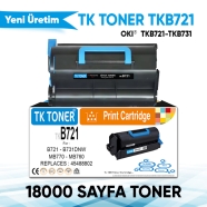 TK TONER TKB721 IKB727 18000 Sayfa SİYAH MUADIL Lazer Yazıcılar / Faks Makine...