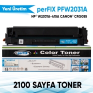 PERFIX PFW2031A PFW2032A 2100 Sayfa MAVİ (CYAN) MUADIL Lazer Yazıcılar / Faks...