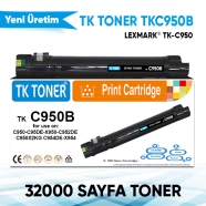 TK TONER TKC950B TKC950C 32000 Sayfa SİYAH MUADIL Lazer Yazıcılar / Faks Maki...