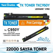 TK TONER TKC950Y TKC950Y 22000 Sayfa SARI (YELLOW) MUADIL Lazer Yazıcılar / F...