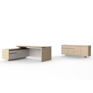 ZIVELLA OFFICE FURNITURE RİO RMO200170 K "L" Tipi 3'lü Masa Takımı
