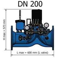 DKY 11431882211220 HydroNYX-Smart DMA NYX-2P-NB/DC DN200 PN16 GGG40 DKY Kontr...