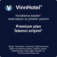 VINNHOTEL VPMC4071 Premium Plan İstemci Erişim Lisansı (Konaklama Tesisi Reze...