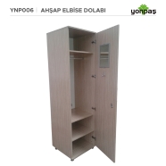 YONPAŞ YNP006 YNP006 554 x 570 x 1995 mm Tek Kişilik Soyunma Dolabı