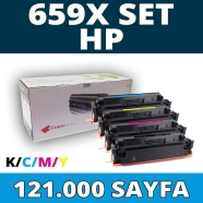 KOPYA COPIA YM-659X-SET HP 659X KCMY 121000 Sayfa 4 RENK ( MAVİ,SİYAH,SARI,KI...