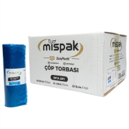 MİSPAK ( MİS-O-YM-15 ORTA BOY MAVİ MİS-O-YM-15 ) ORTA BOY 55 x 60 cm 25 µm 20...