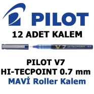 PILOT BX-V7-L-E MAVİ 0,4 mm F (İnce) PILOT V7 HI-TECHPOINT İĞNE UÇLU ROLLER K...