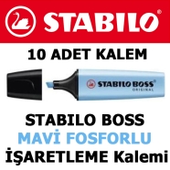 STABILO 70/31 BOSS ORIGINAL, Mavi Fosforlu işaretleme kalemi MAVİ İşaretleme ...