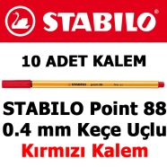 STABILO Point 88 0,4 mm İnce Keçe Uçlu Point 88/40 Keçe Uçlu Kalem