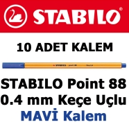 STABILO Point 88 0,4 mm İnce Keçe Uçlu Point 88/41 Keçe Uçlu Kalem