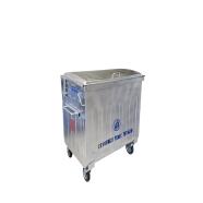 KENTMETAL KMK-770 KMK 770 lt SICAK DALDIRMA GALVANİZ KAPLAMA Çöp Konteyneri