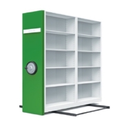 TUNSAN ÇELİK NT 406 NT 406 İKİLİ MODÜL ÇİFT YÜZLÜ KAPAKSIZ Compact Arşiv Dolabı