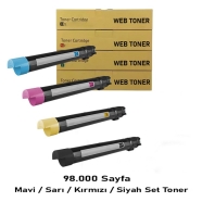 WEB TONER WT-C950-SET WT-C950 98000 Sayfa SİYAH MUADIL Lazer Yazıcılar / Faks...