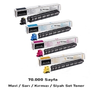 WEB TONER WT-TK8335-SET WT-TK8335-SET 70000 Sayfa 4 RENK ( MAVİ,SİYAH,SARI,KI...