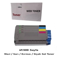 WEB TONER WT-ES7470-SET WT-ES7470-SET 49500 Sayfa 4 RENK ( MAVİ,SİYAH,SARI,KI...